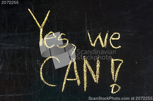 Image of yes we can 