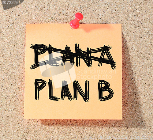 Image of Plan A v Plan B. 