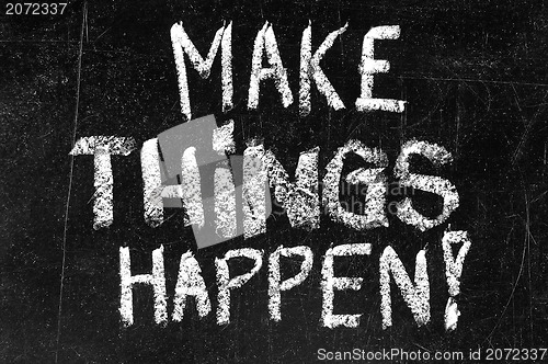 Image of Make Things Happen On Blackboard