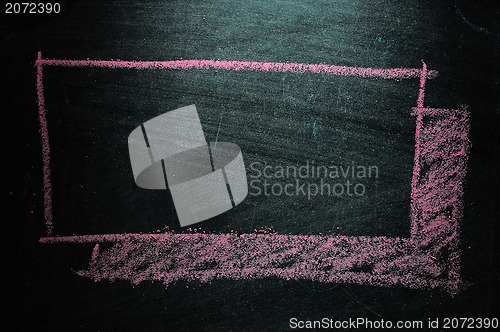 Image of Thought bubble blackboard