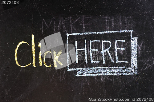 Image of Vote written on blackboard 