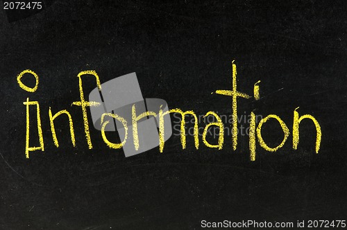 Image of INFORMATION