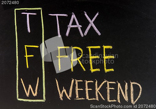 Image of Tax Free Weekend