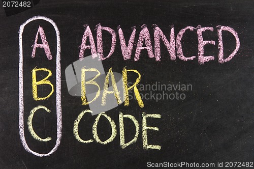 Image of Acronym of ABC - Advanced Bar Code