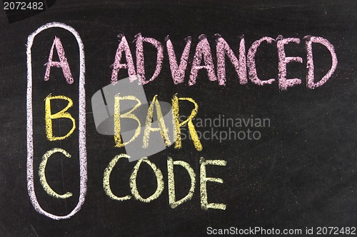 Image of Acronym of ABC - Advanced Bar Code