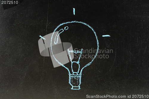 Image of abstract bulb symbol