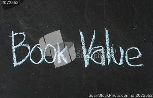Image of BOOK VALUE words