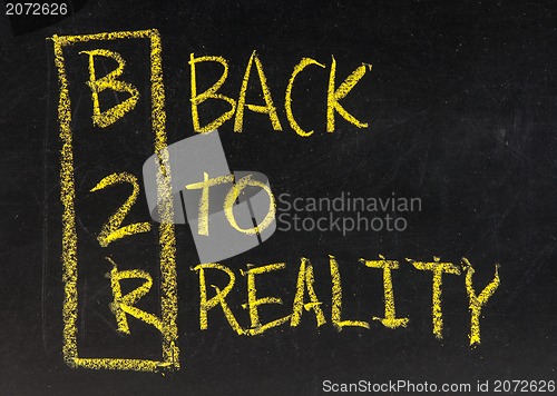 Image of Acronym of B2R - Back to Reality