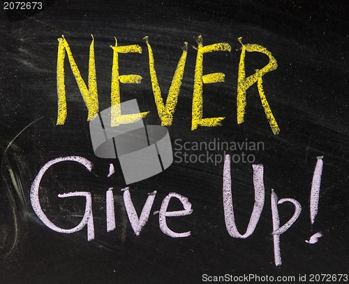 Image of Never give up