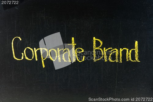 Image of  The word CORPORATE