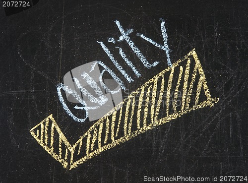 Image of Chalk drawing -  quality 