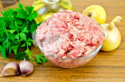 Image of Minced meat on the board