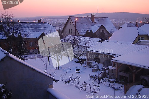 Image of Dusk in winter