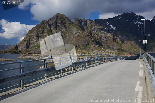 Image of Bridge on Lofoten in Norway