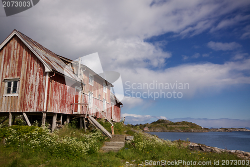 Image of Old decaying fishing house