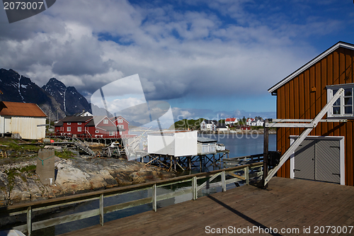 Image of Fishing harbour on Lofoten