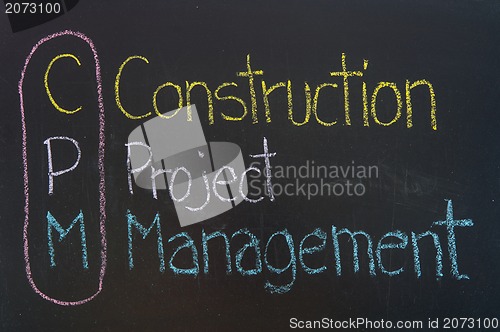 Image of CPM acronym Construction Project Management