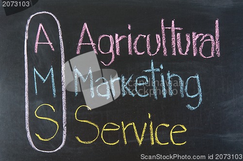 Image of AMS acronym Agricultural Marketing Service