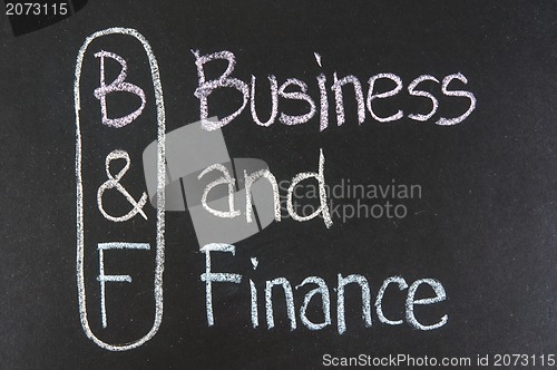 Image of B&F acronym Business and Finance