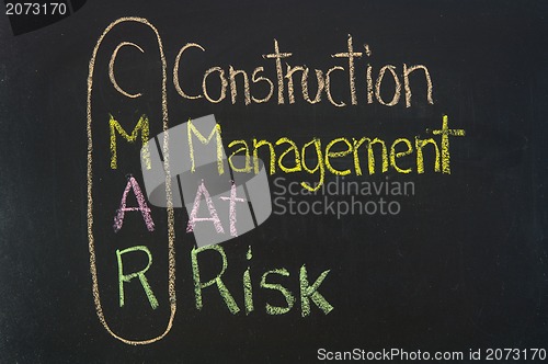 Image of CMAR acronym Construction Management at Risk