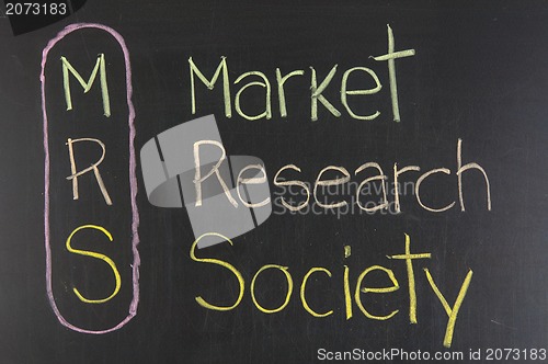 Image of MRS acronym Market Research Society