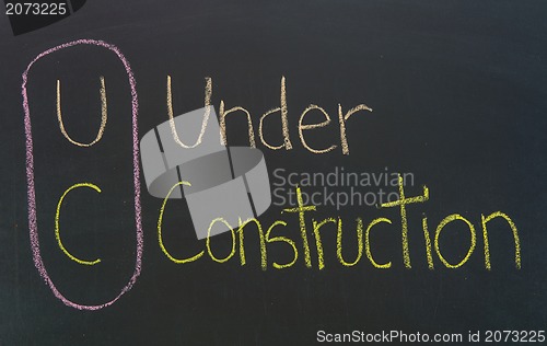 Image of UC acronym Under Construction 