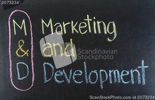 Image of M&D acronym Marketing and Development