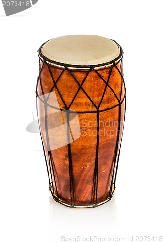 Image of Ethnic drum isolated