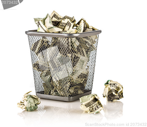 Image of Money in a basket