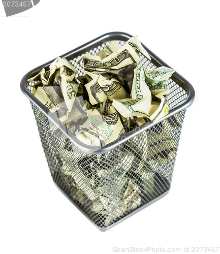 Image of Money in a basket