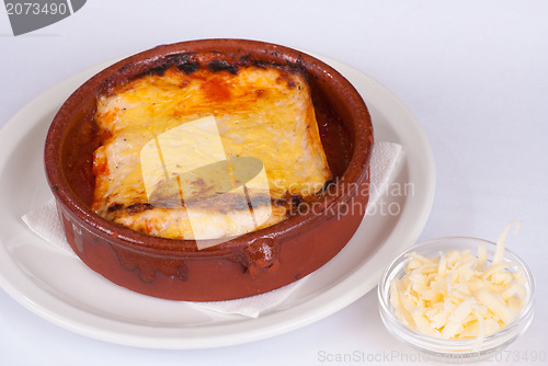 Image of Portion of lasagna