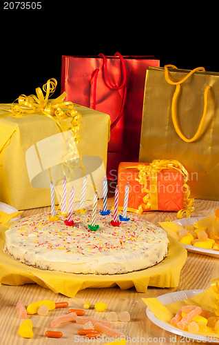 Image of Birthday party still life