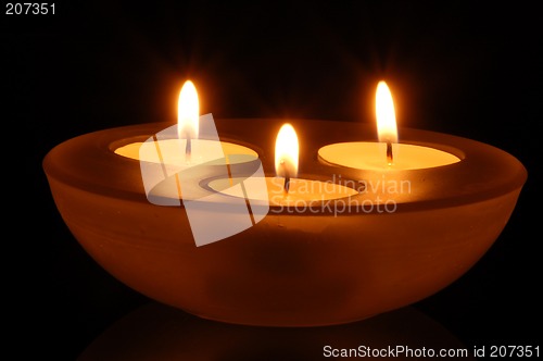 Image of Three candles