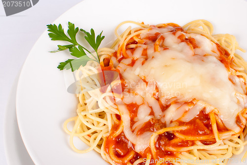 Image of Spaghetti in tomato sauce