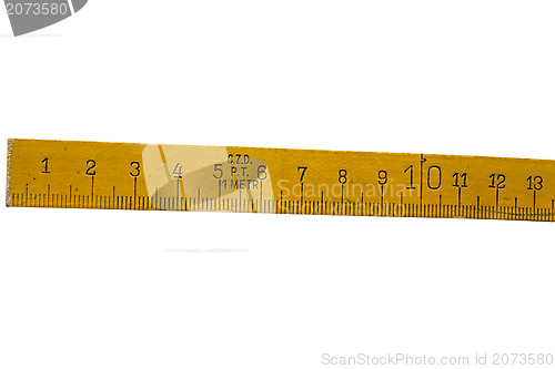 Image of Wooden tape measure 