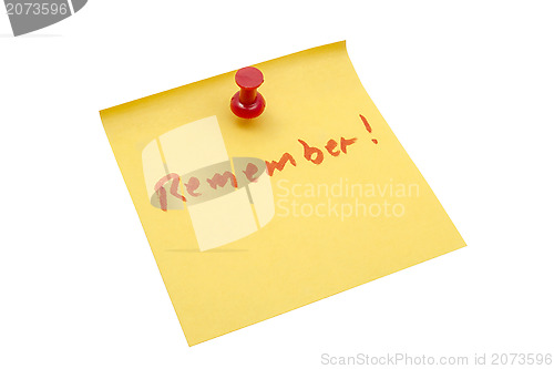 Image of memo paper