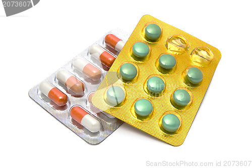 Image of Colorful pills 