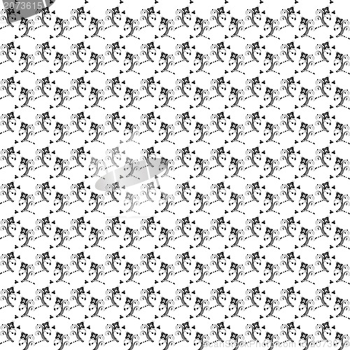 Image of seamless floral pattern