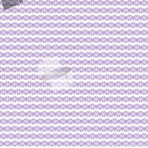 Image of seamless hearts pattern