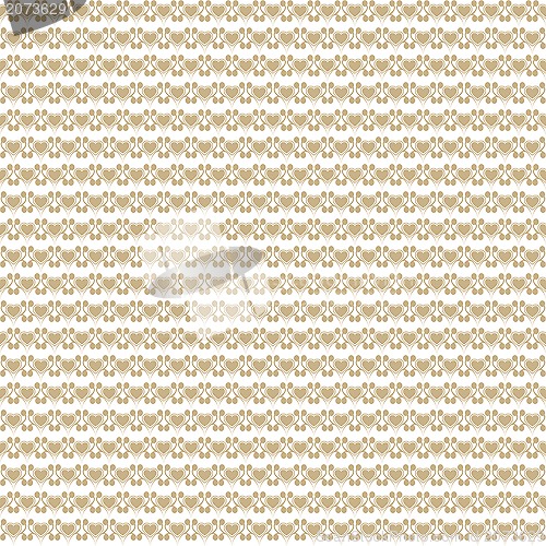 Image of seamless hearts pattern