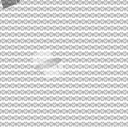 Image of seamless hearts pattern
