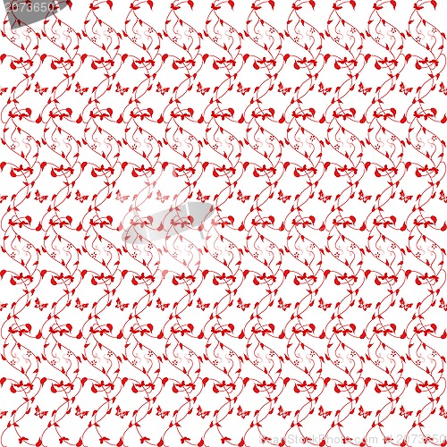 Image of seamless floral pattern