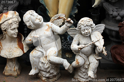 Image of Angels at the flea market. Paris, France.
