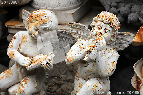 Image of Angels at the flea market. Paris, France.