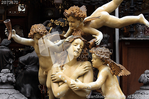 Image of Angels at the flea market. Paris, France.
