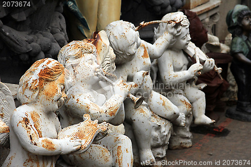 Image of Angels at the flea market. Paris, France.