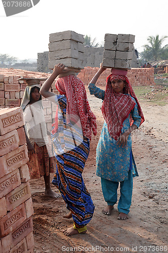 Image of Brick field workers