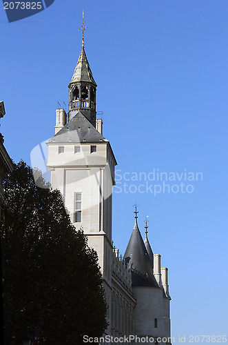 Image of Old prison (conciergerie) on the island in the center of Paris