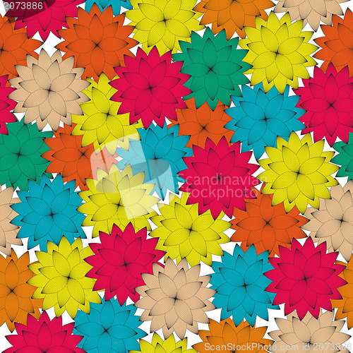 Image of Seamless floral abstract