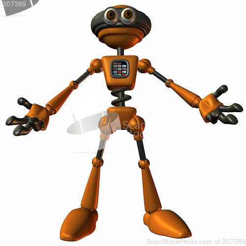 Image of Toon Bot Sparky-Open Arms